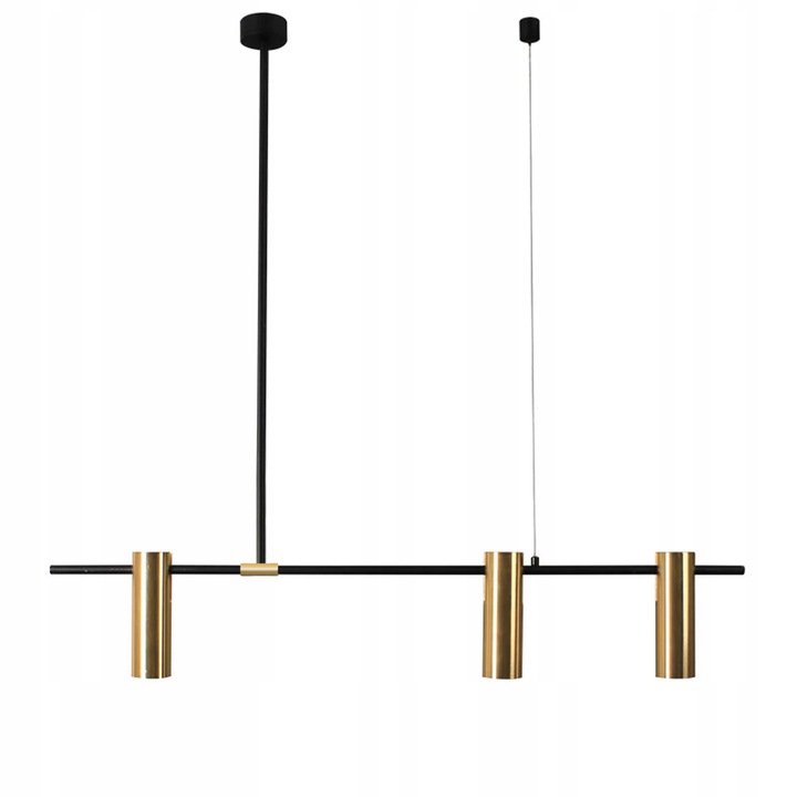 

Lampa sufitowa żyrandol APP479 metal złota loft