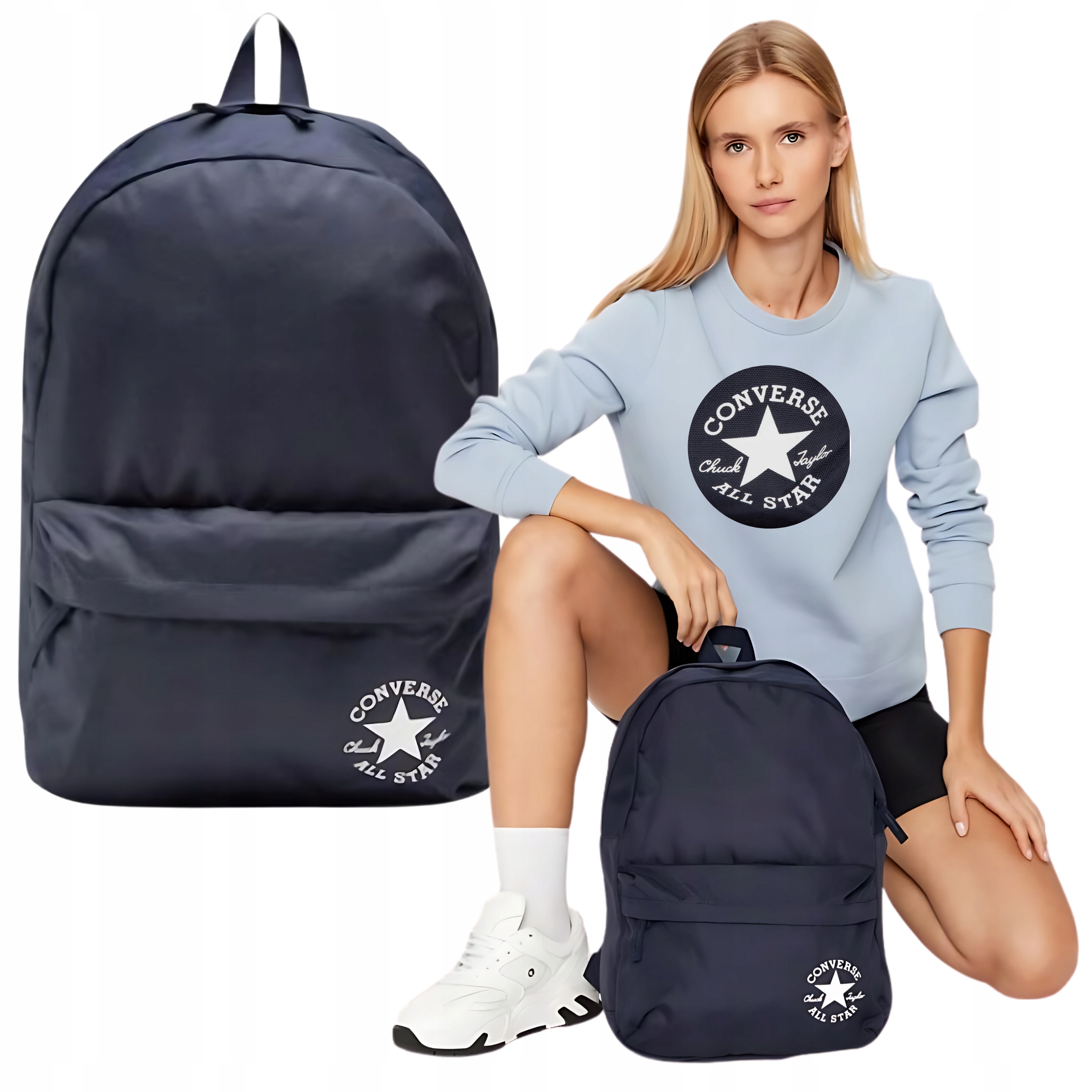 Batoh Converse Speed 3 školní batoh sportovní mládež tmavě modrý lehký