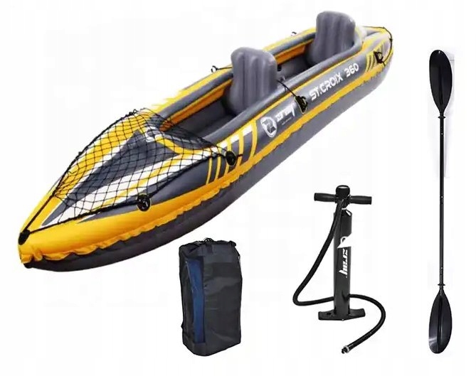 2-seat inflatable kayak ST.CROIX 360cm oars pump
