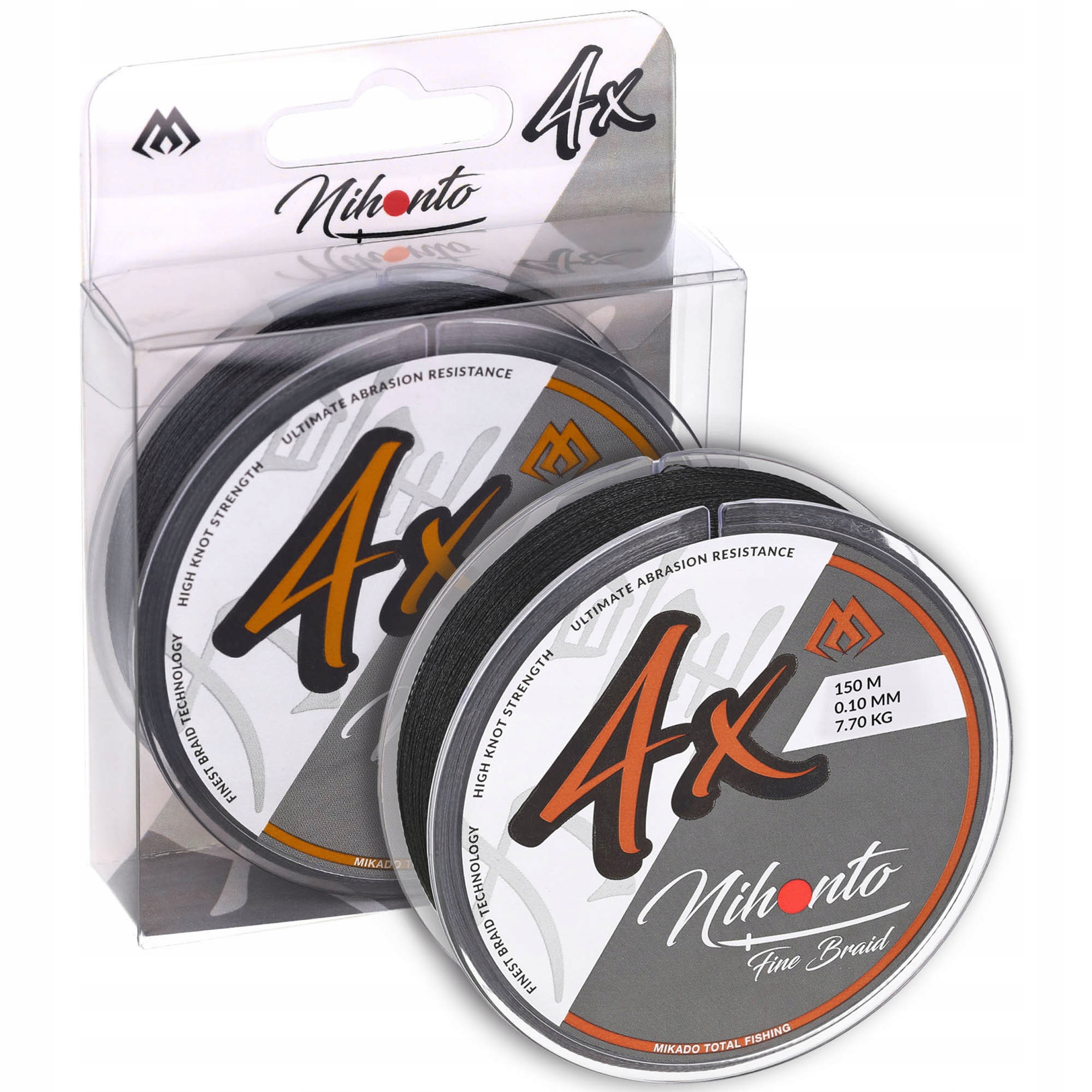 Plecionka Mikado Nihonto Fine Braid 0.23mm 20.2kg 150m Czarna