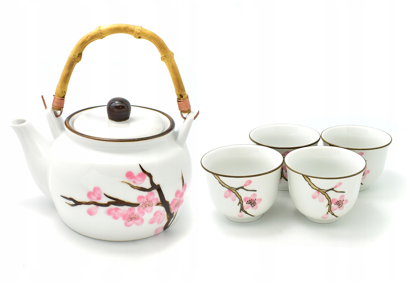 Čajový set pro 4 osoby Sakura 800 ml