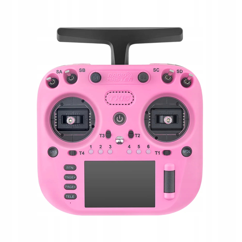 RadioMaster TX15 – Rc přístroj ELRS/M2 s dotykovým displejem 3.5", růžový