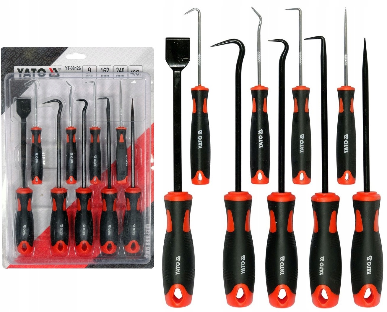 Zestaw Haczyków Z Rękojeścią 9 Cz.