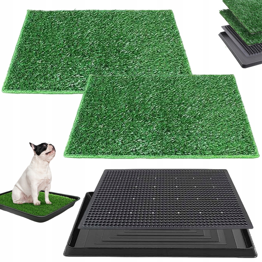 Trávníkové Záchody Pro Psy Z Umělé Trávy S Odvodňovacími Otvory 76*51 CM