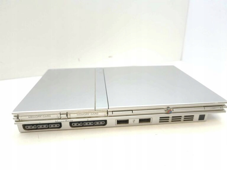 KONSOLA PS2 SLIM OKABLOWANIE, GRY, PAD