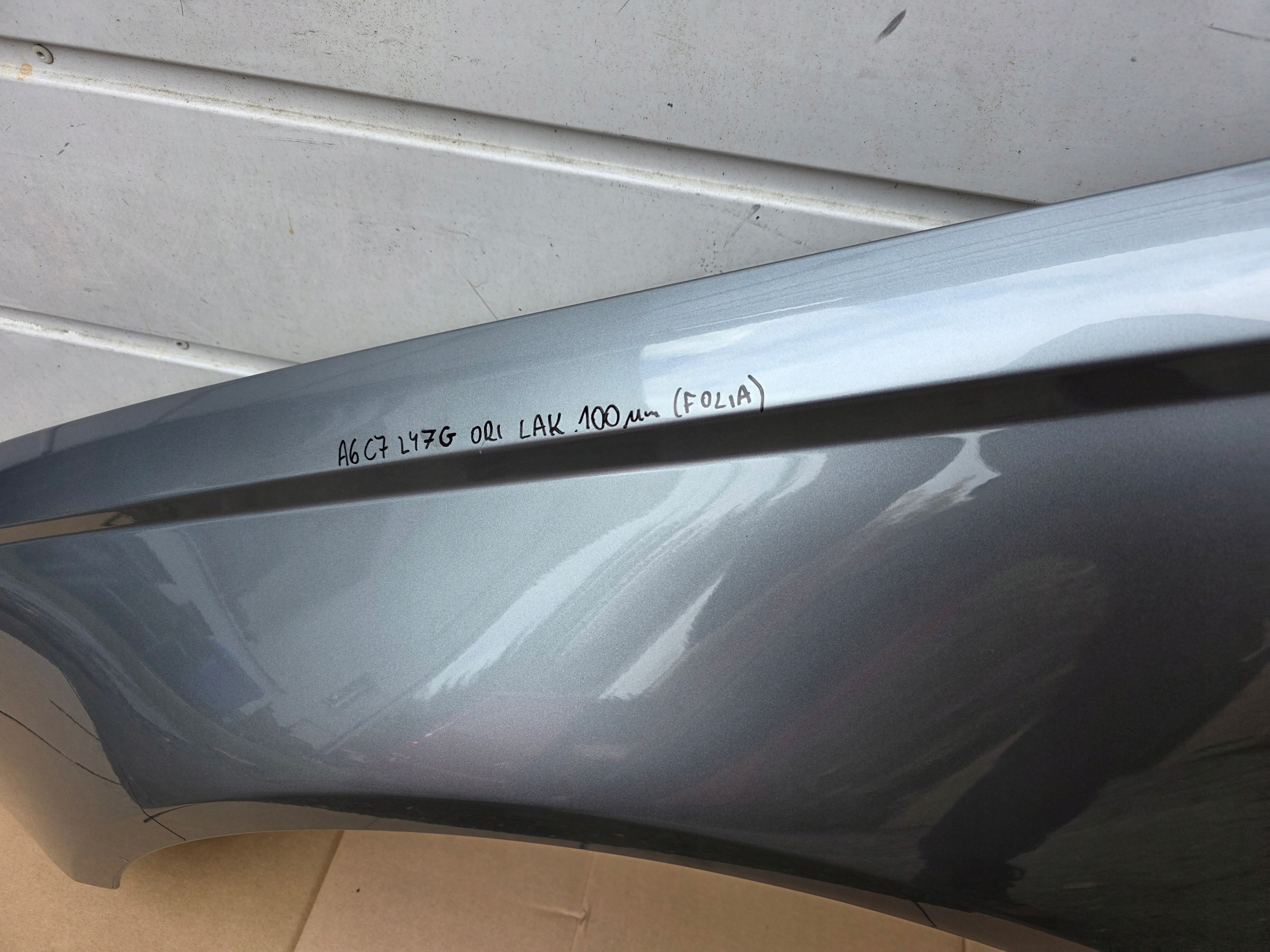 fender left front front AUDI A6 C7 4G 11-18 LY7G LAKIER original