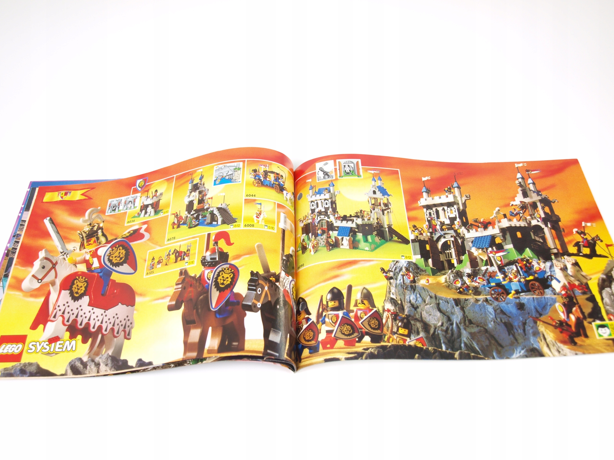 Katalog LEGO z Lat 90 System Castle Pirates Train Rodzaj instrukcja