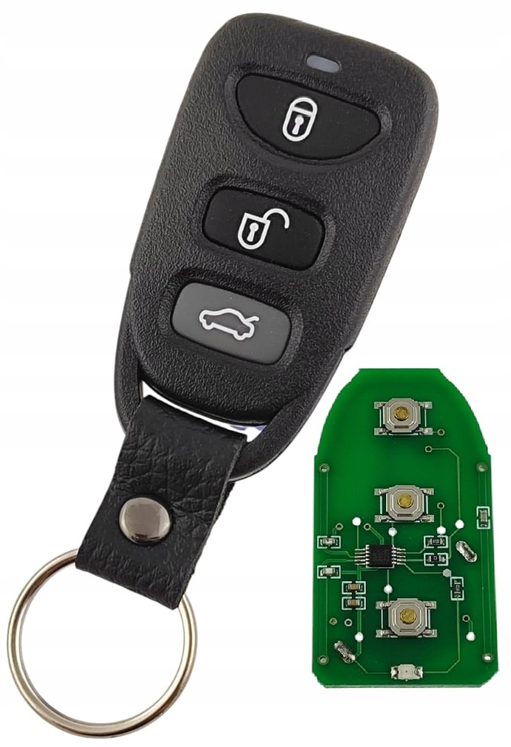Pilot Hyundai Tucson Soul Sportage Kia Sorento 3 tlačítka 433 MHz