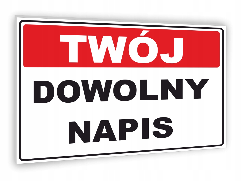 ПРЕДУПРЕЖДАЮЩАЯ ТАБЛИЧКА С НАДПИСЬЮ 20X30CM