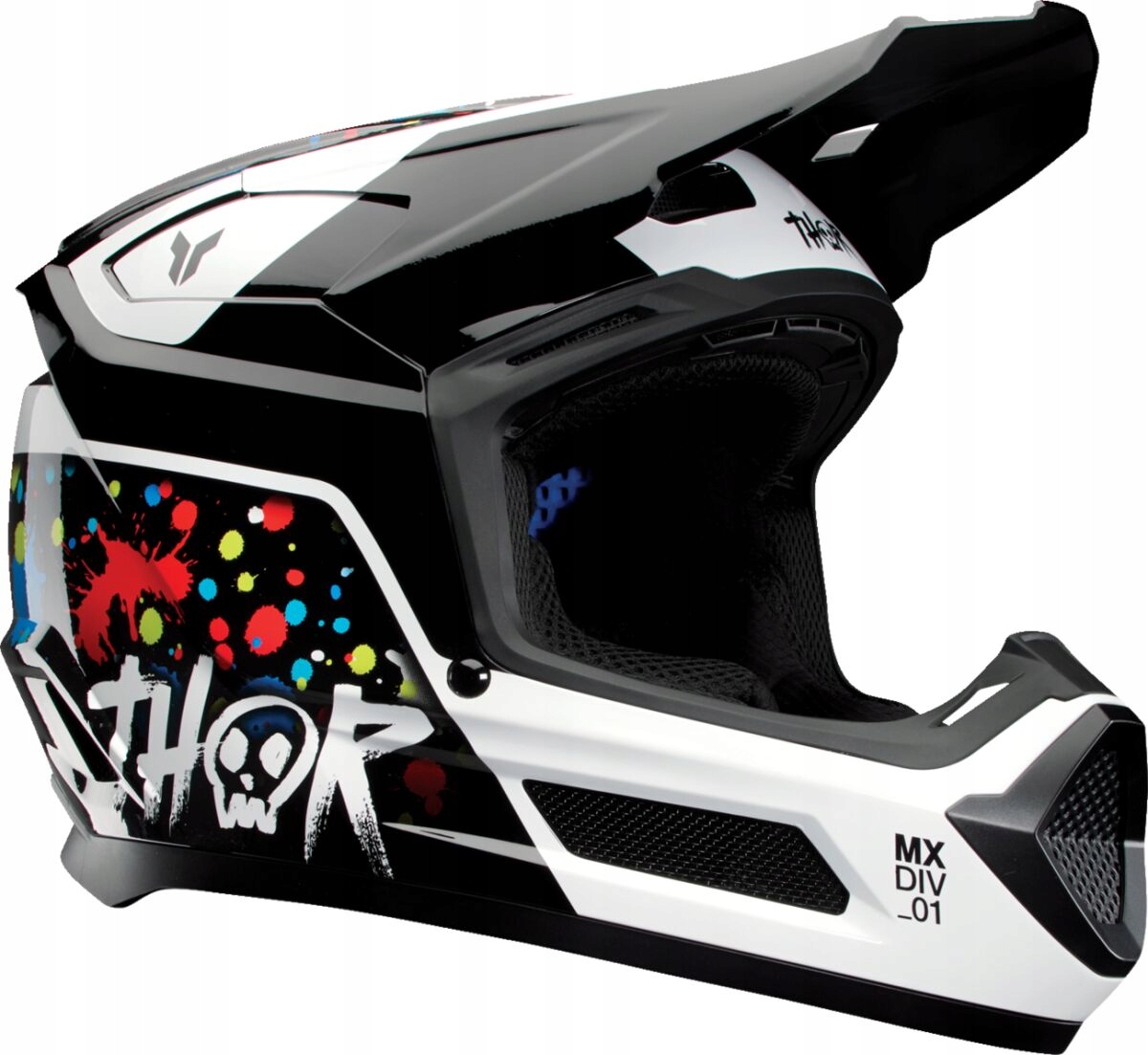 Detská Prilba Na Cross Quada Thor Youth Fleet Spat Black S 0111-1765