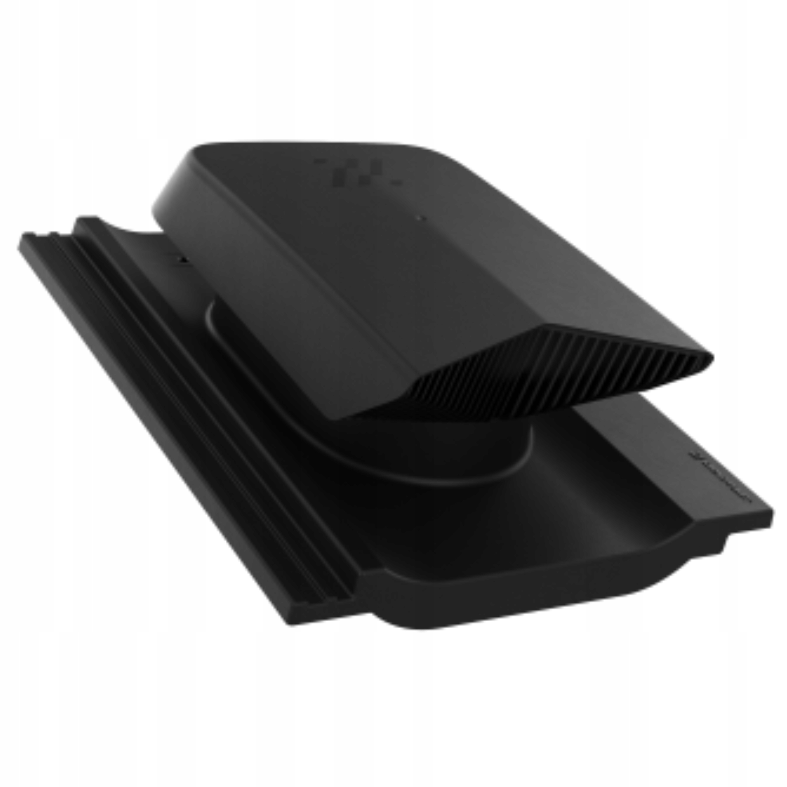 Ventilační střešní ventilátor Creaton Kioto Černý Duratop Pro