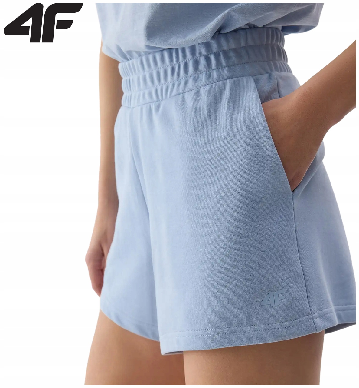 KRÓTKIE SPODENKI DAMSKIE 4F DRESOWE SPORT F286 BAWEŁNA CASUAL CO DZIEŃ M Rozmiar M
