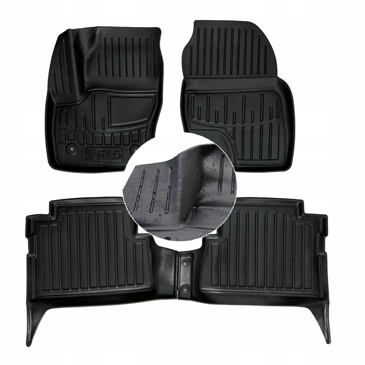 Gumové stěrače Ford C-Max Mk2 2010-2019 Korytka Ud