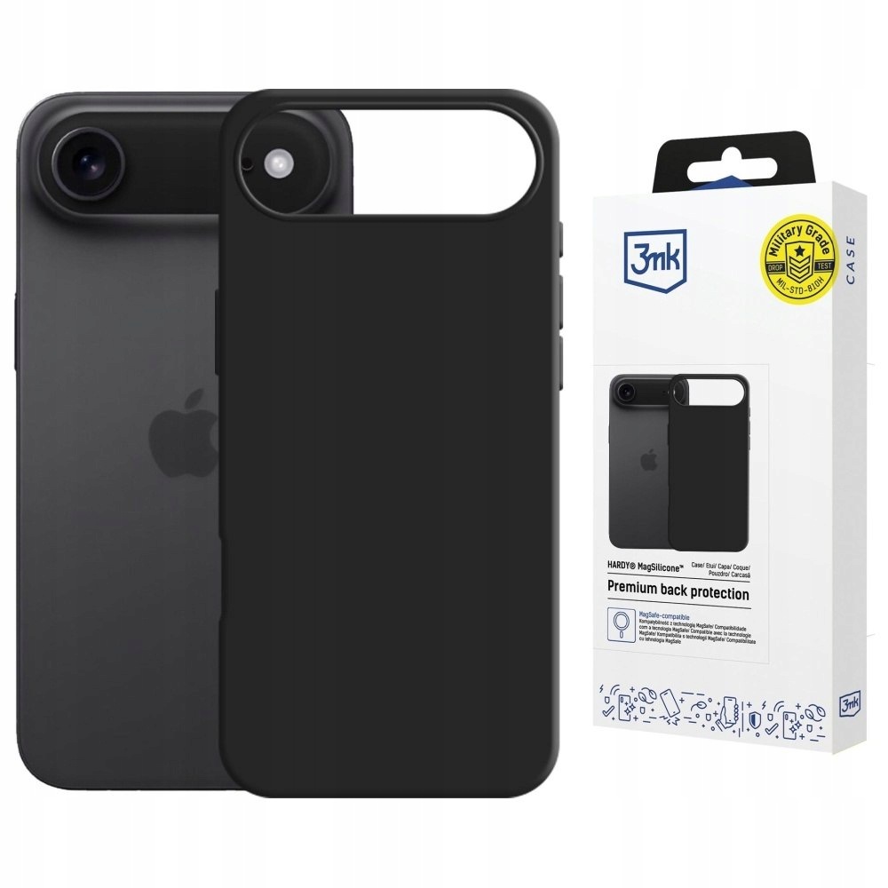 Etui 3MK Hardy MagSilicone do Apple iPhone Air grafitowy