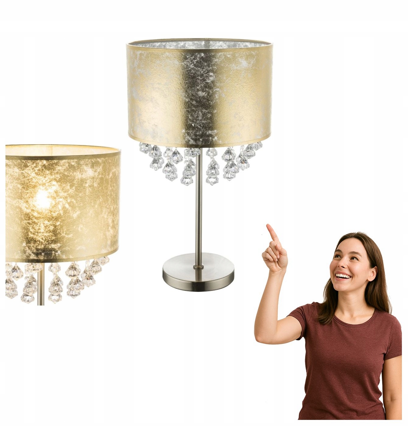 Stolová lampa Amy 15187T3 Globo