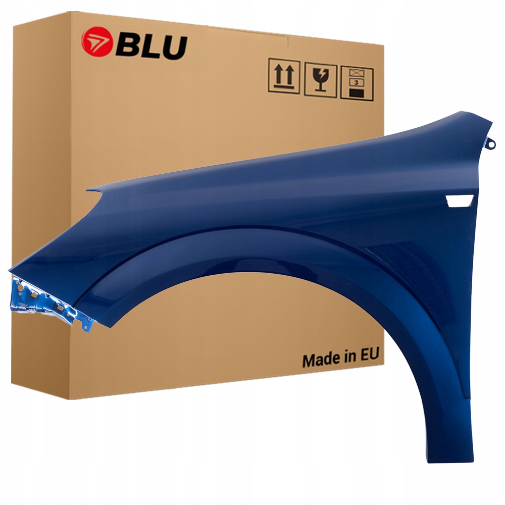 Blu Blatník Opel Astra H 3 III Z21B levý modrý 04-14 přední pozink