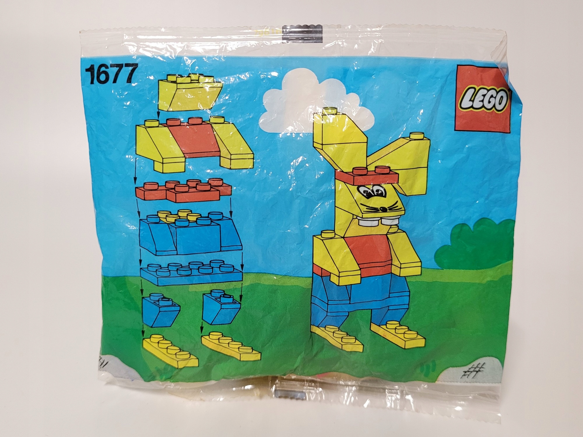 1677 Lego Basic Wielkanoc Zajączek polybag Classic Misb 1990