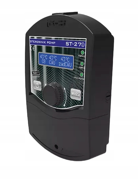 REGULATOR STEROWNIK PROGRAMATOR NA 2 POMPY ST-27i STEROWANIE POMPĄ C.O.+CWU Kod producenta WG.14.0124