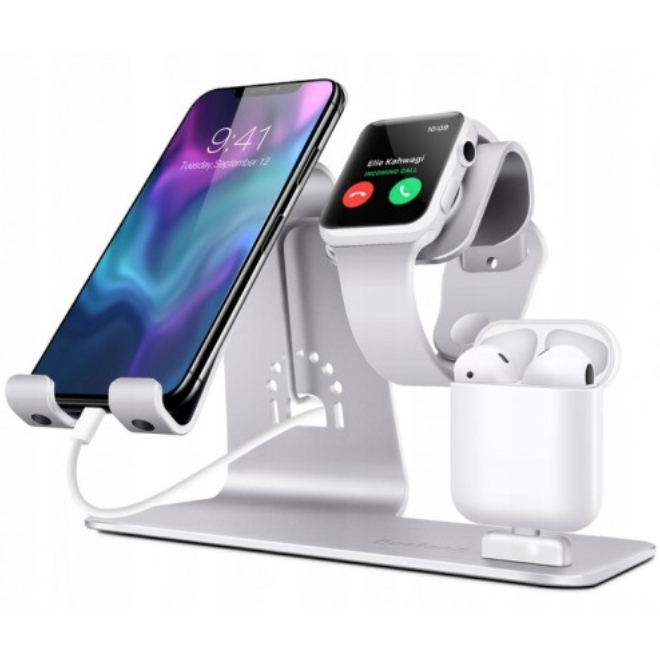

Ładowarka Stojak 3W1 Airpods Iphone Apple Watch