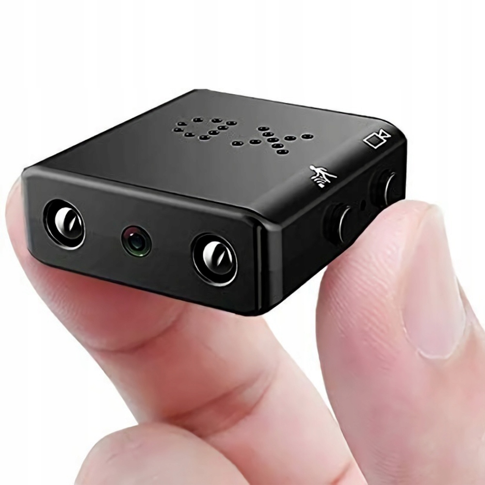 Mini Kamera Bezpieczeństwa Hd Ir Cut Wykrywanie Ruchu Noktowizja 3X3X1,2 CM