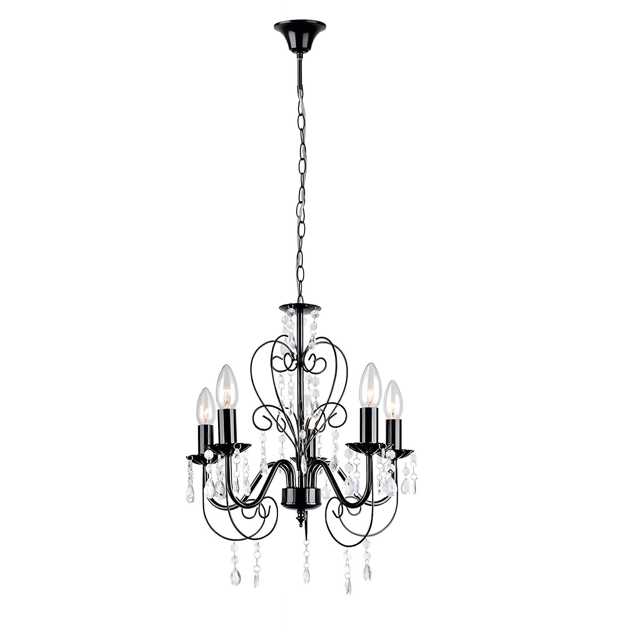 Toolight Lampa EBT010-5CP Černá