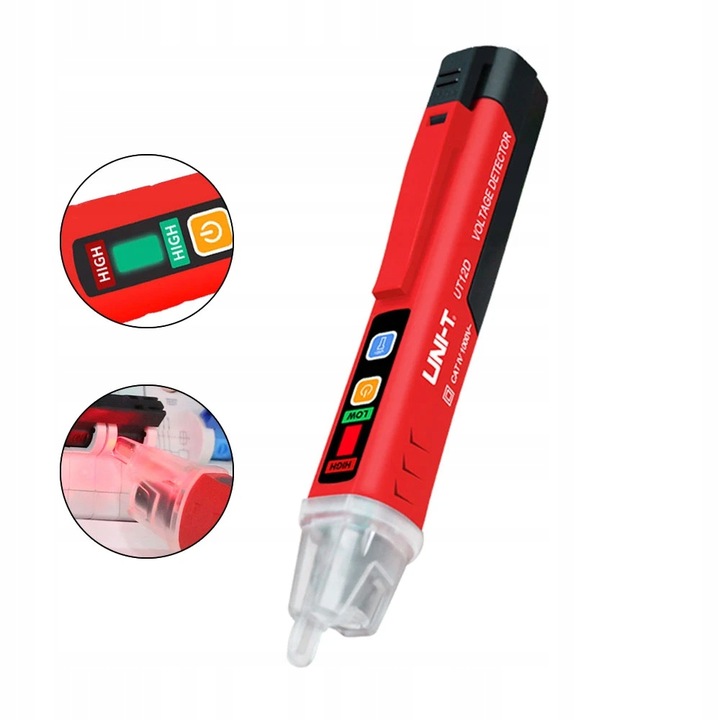 MIERNIK PRÓBNIK DETEKTOR NAPIĘCIA UT12D PRÓBÓWKA Marka Uni-t