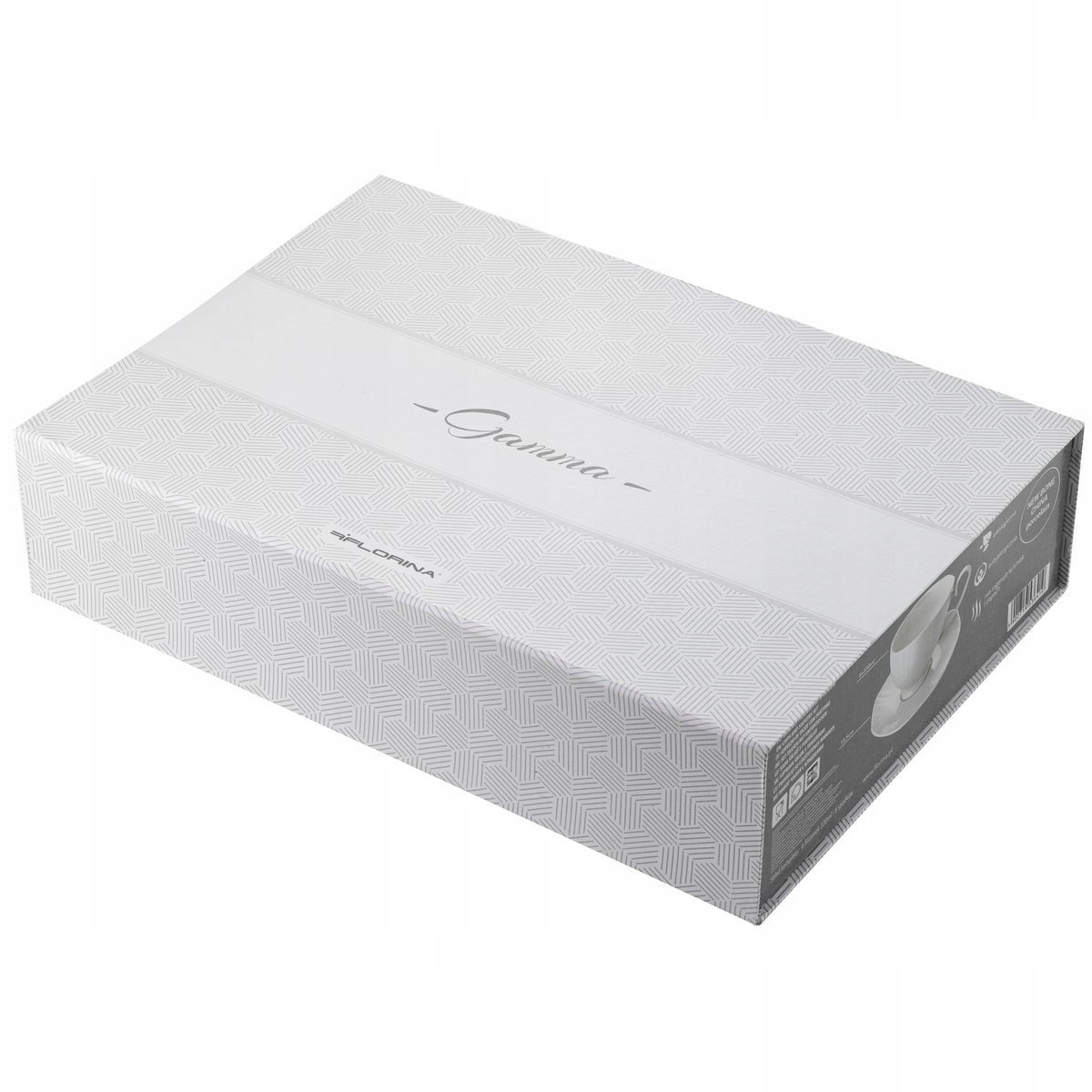 FILIŻANKI PORCELANOWE ZE SPODKAMI GAMMA 330ml/6szt Liczba filiżanek 6