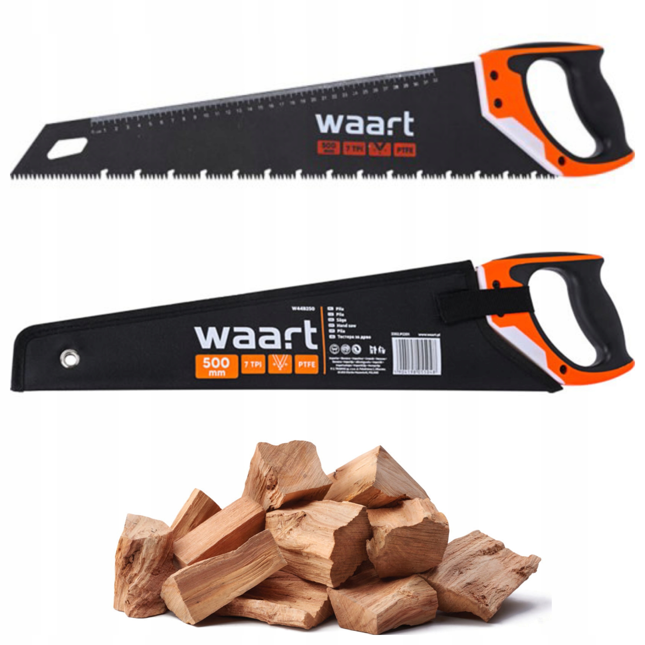 WAART piła płatnica ręczna do drewna 500 mm + etui W44B250