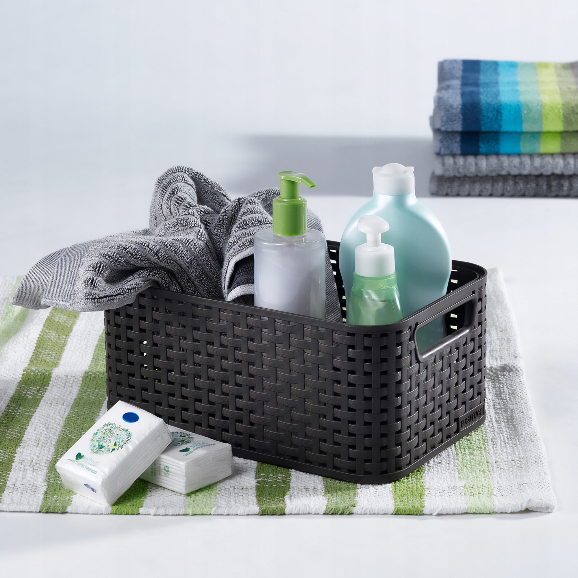 CURVER KOSZYK POJEMNIK Z POKRYWKĄ PRZECHOWYWANIE Kod producenta 205839