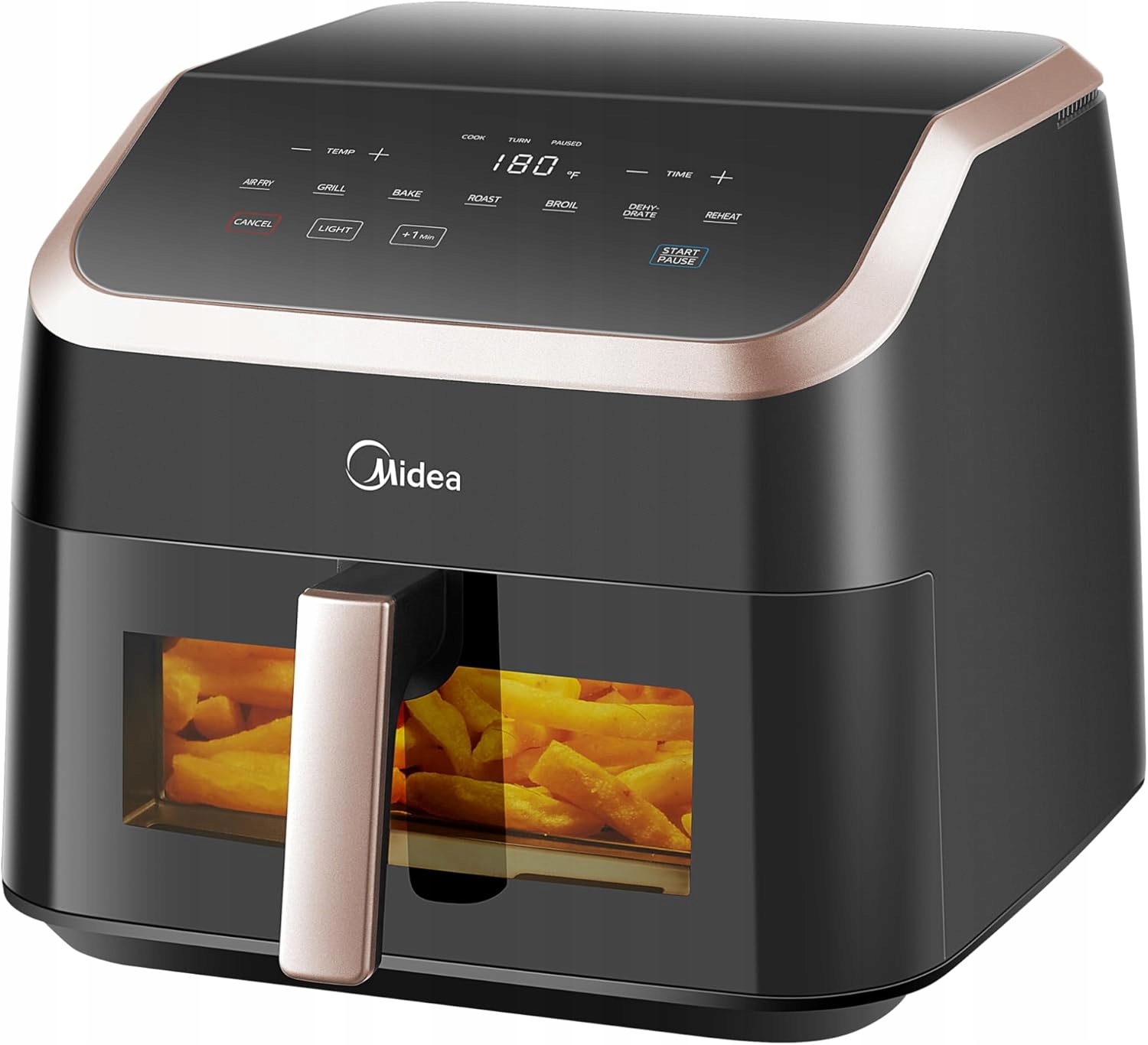 MIDEA Frytkownica Beztłuszczowa XXL 9L 8w1 Grill Pieczenie Dehydratacja — miniatura 14