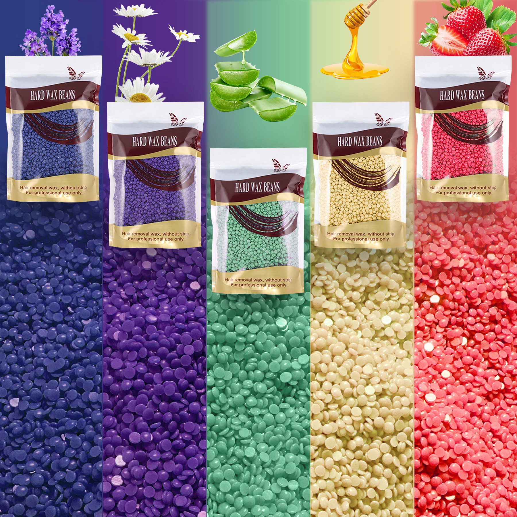 Podgrzewacz wosku 5x wosk twardy Duży Zestaw depilacja wyświetlacz cyfrowy Kod producenta wosk twardy Zestaw depilacja