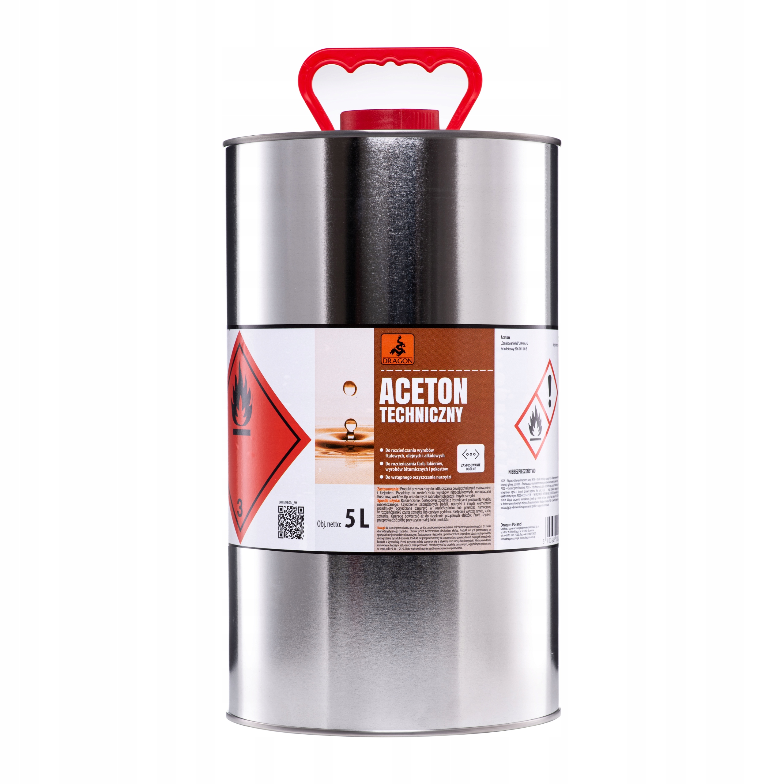 

Aceton Techniczny 100% 5 L Metal
