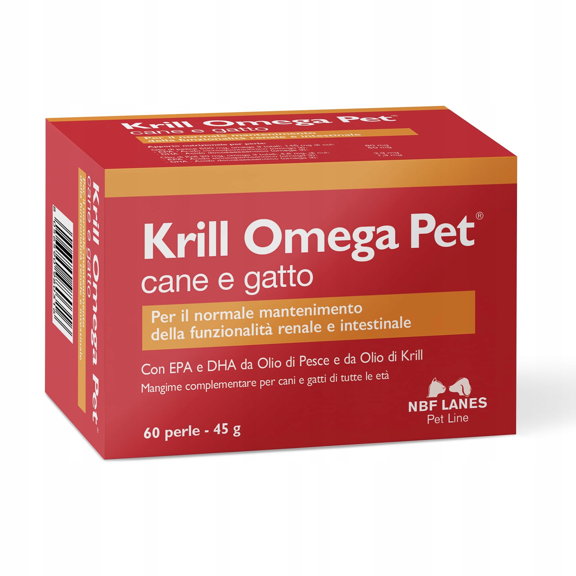 Levně Nbf Lanes Krill Omega Pet pro psy a kočky, 60