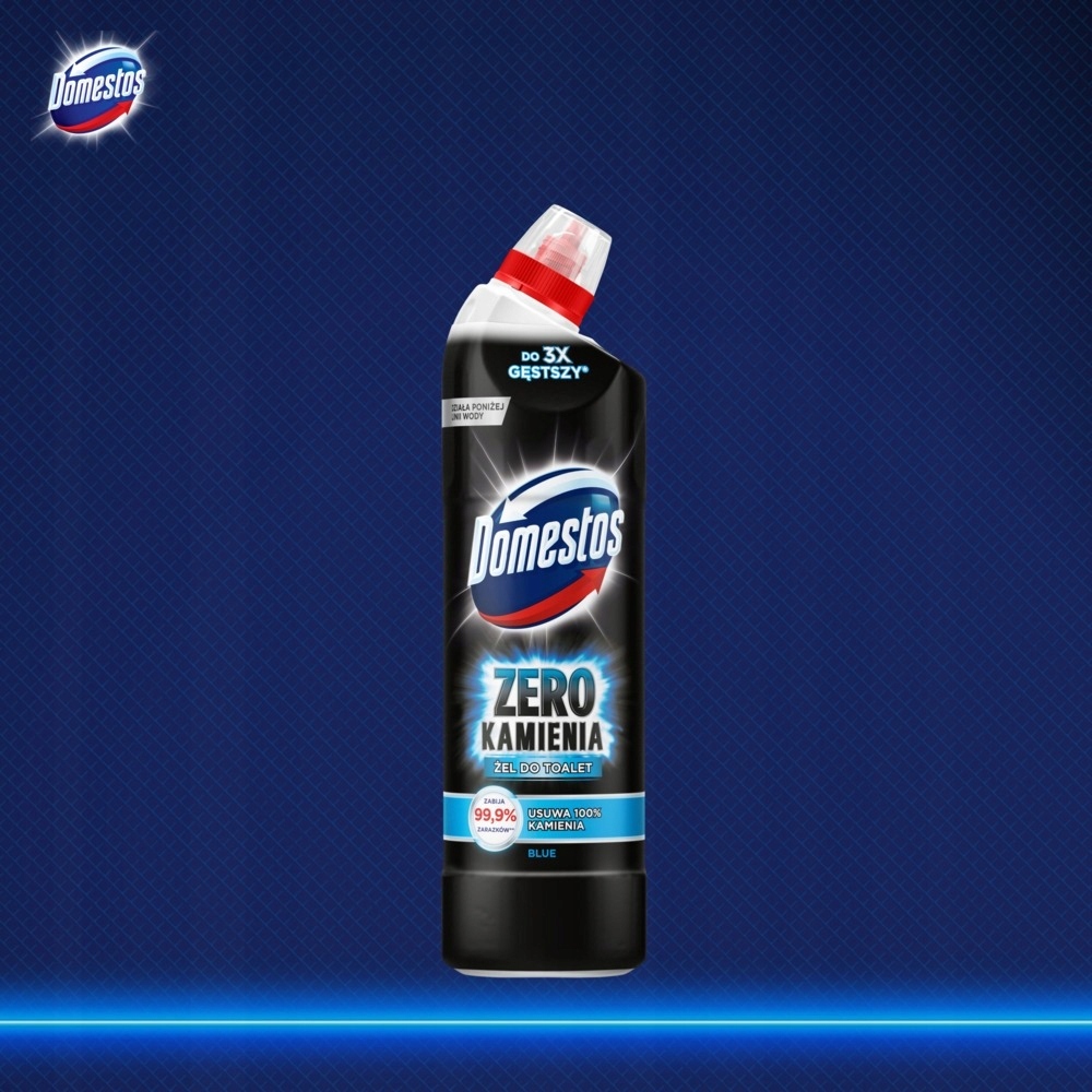 Domestos Zero Kamienia Żel Płyn do Toalet Ocean 2x750ml Typ Środki do toalet