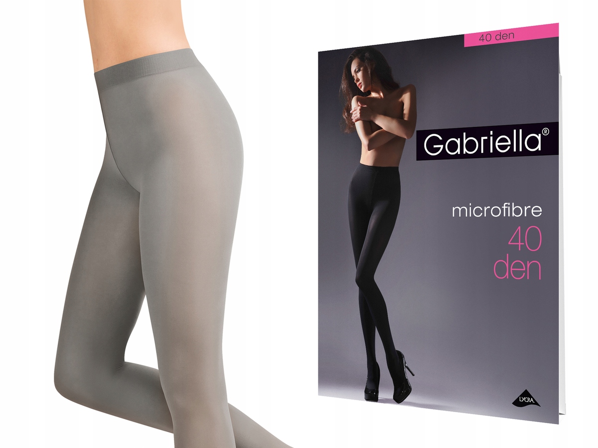 

Rajstopy Gabriella Microfibre 40 den Grey 2