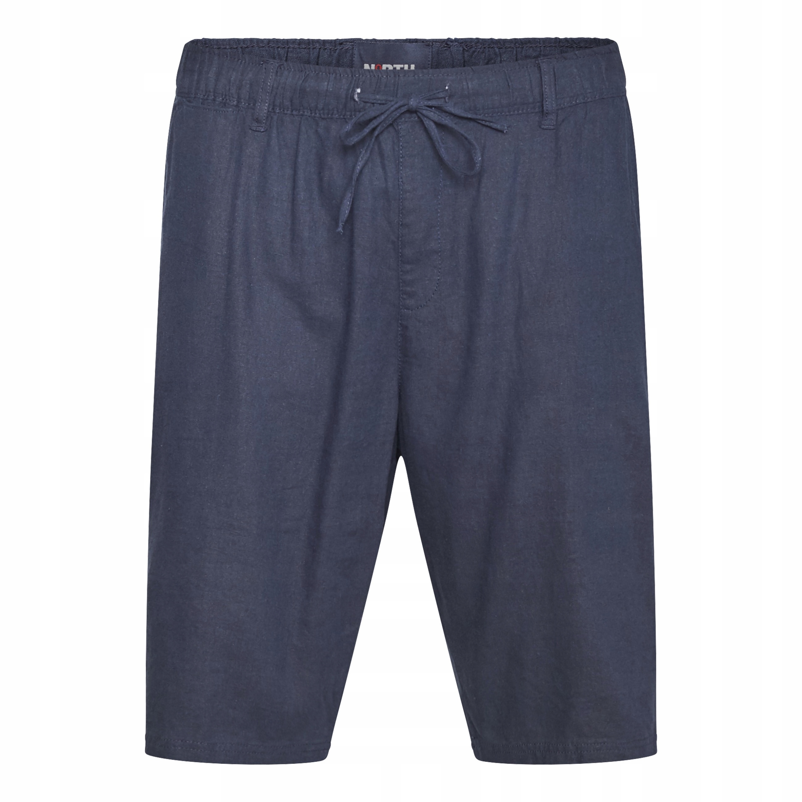 North Latitude Lněné Šortky Chino Velké Velikosti, Tmavě Modré, 5XL