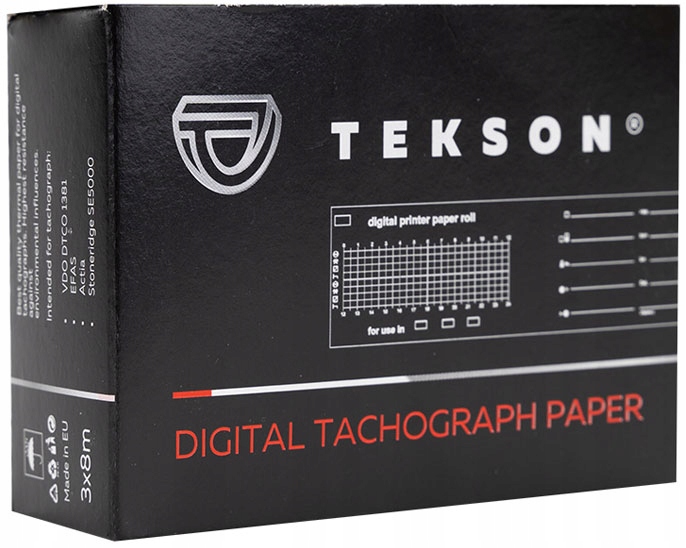 Бумага для цифрового тахографа TACHO TEKSON 60 шт