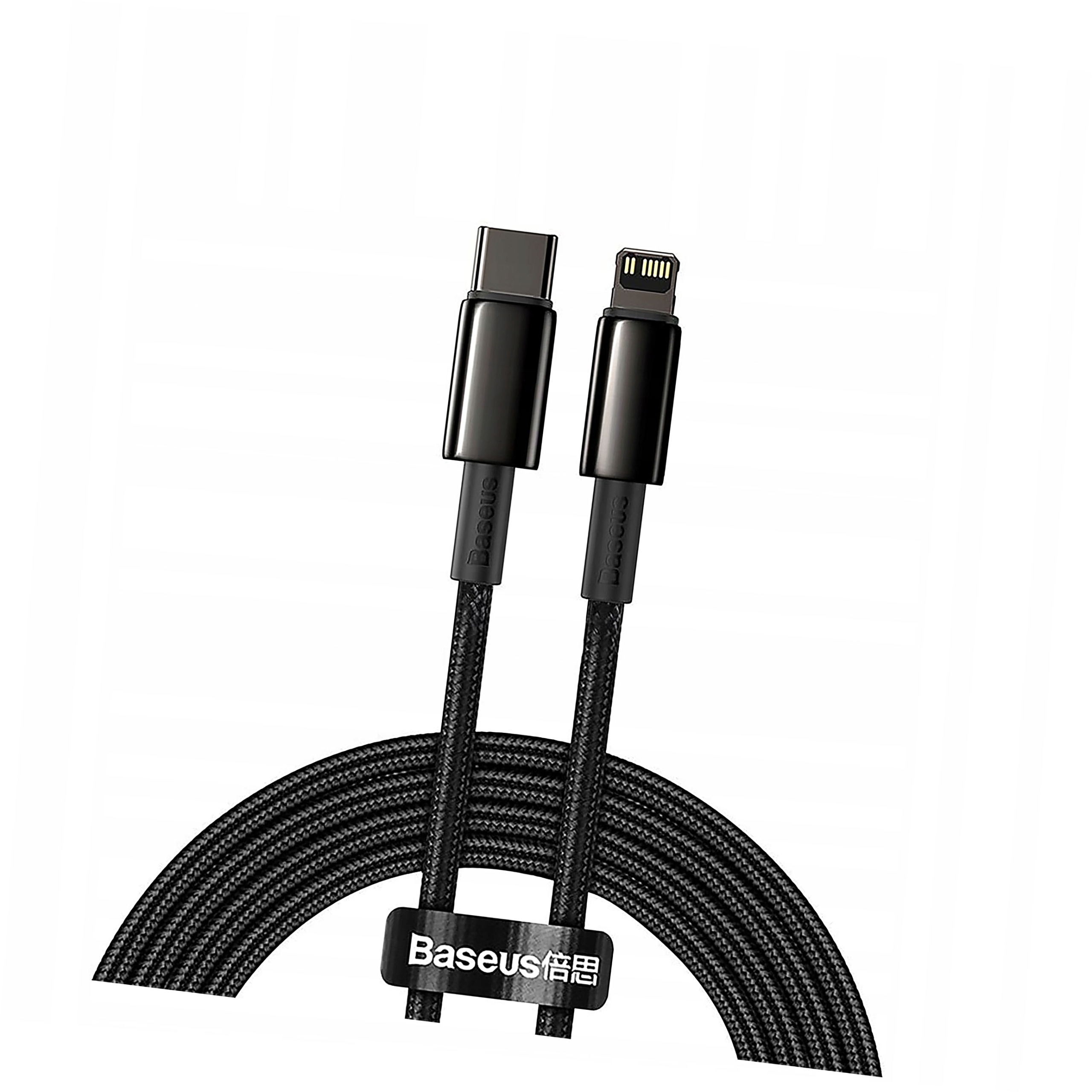 Kabel Baseus CATLWJ-A01 Lightning Usb-c Pd 20W 480Mb/s 2m czarny