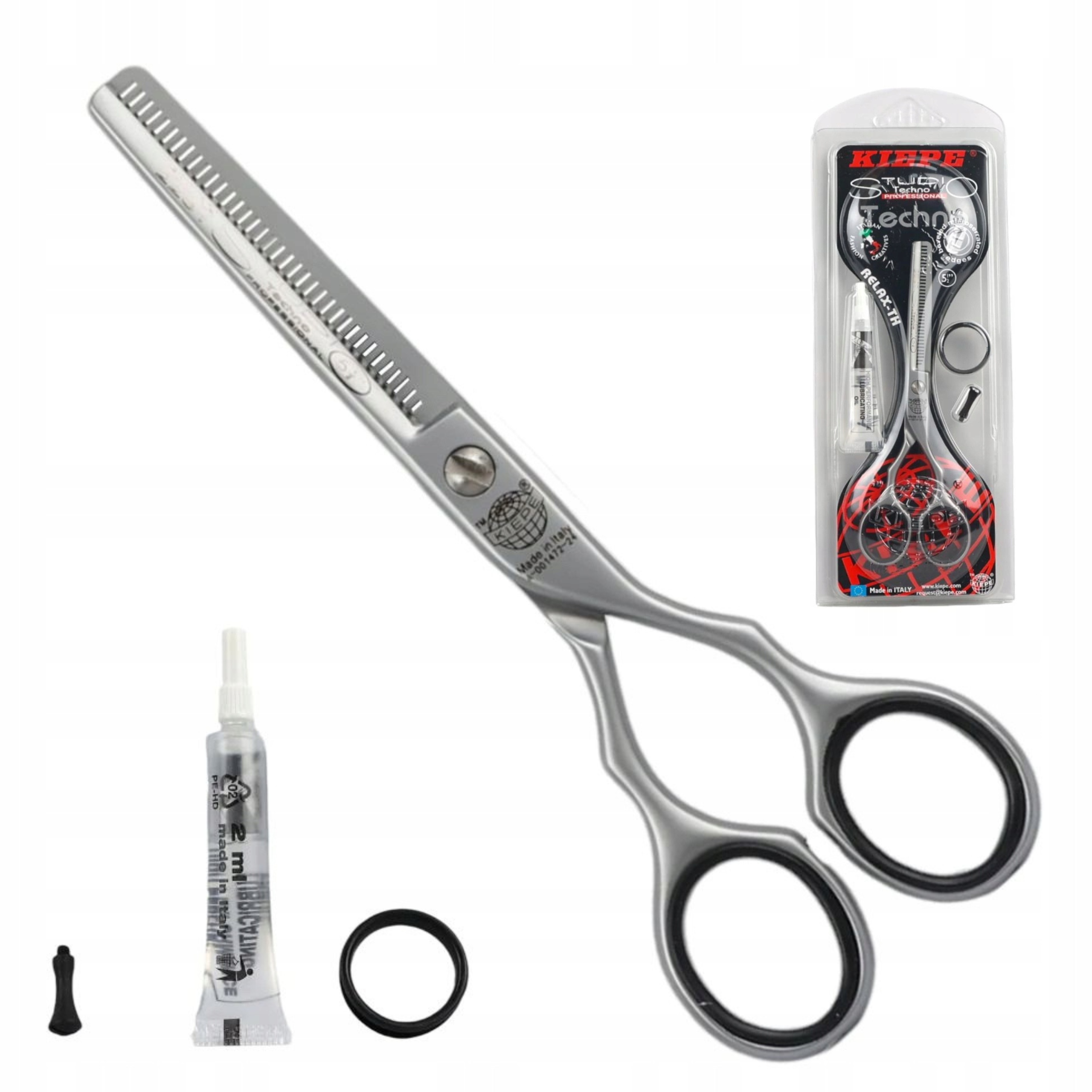 Degażówki fryzjerskie jednostronne Kiepe Studio Techno 5.5" stal nierdzewna