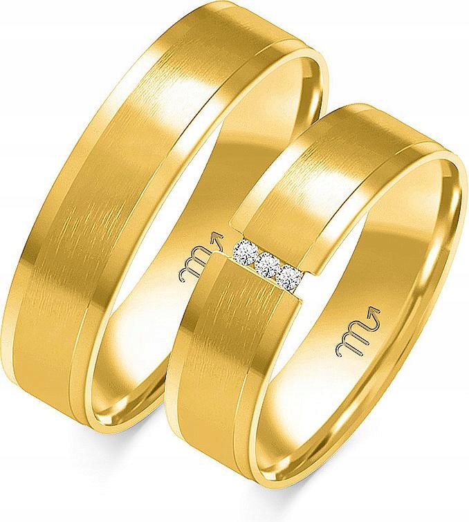 svatební zlaté nadčasové 585 vel. 26 27 28 módní svatební kolekce