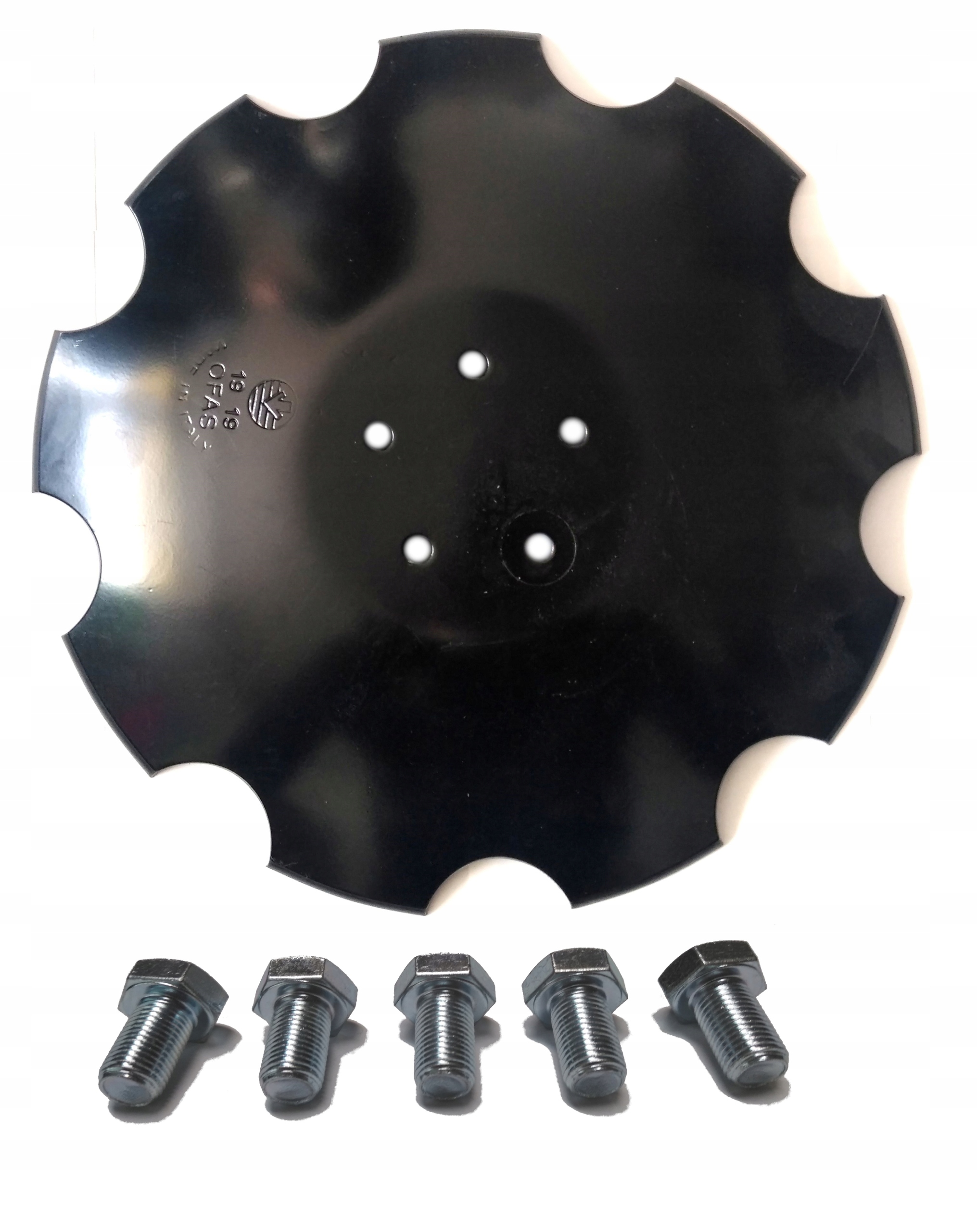 40 05 - Зубчатая пластина OFAS 460 мм , 5 отверстий + винты