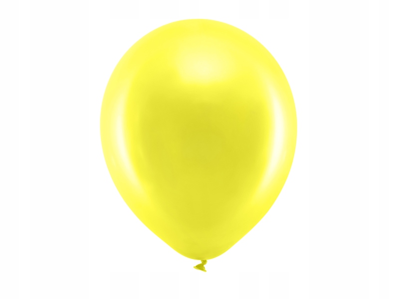 

Balony Rainbow 30cm metalizowane żółty 100 szt