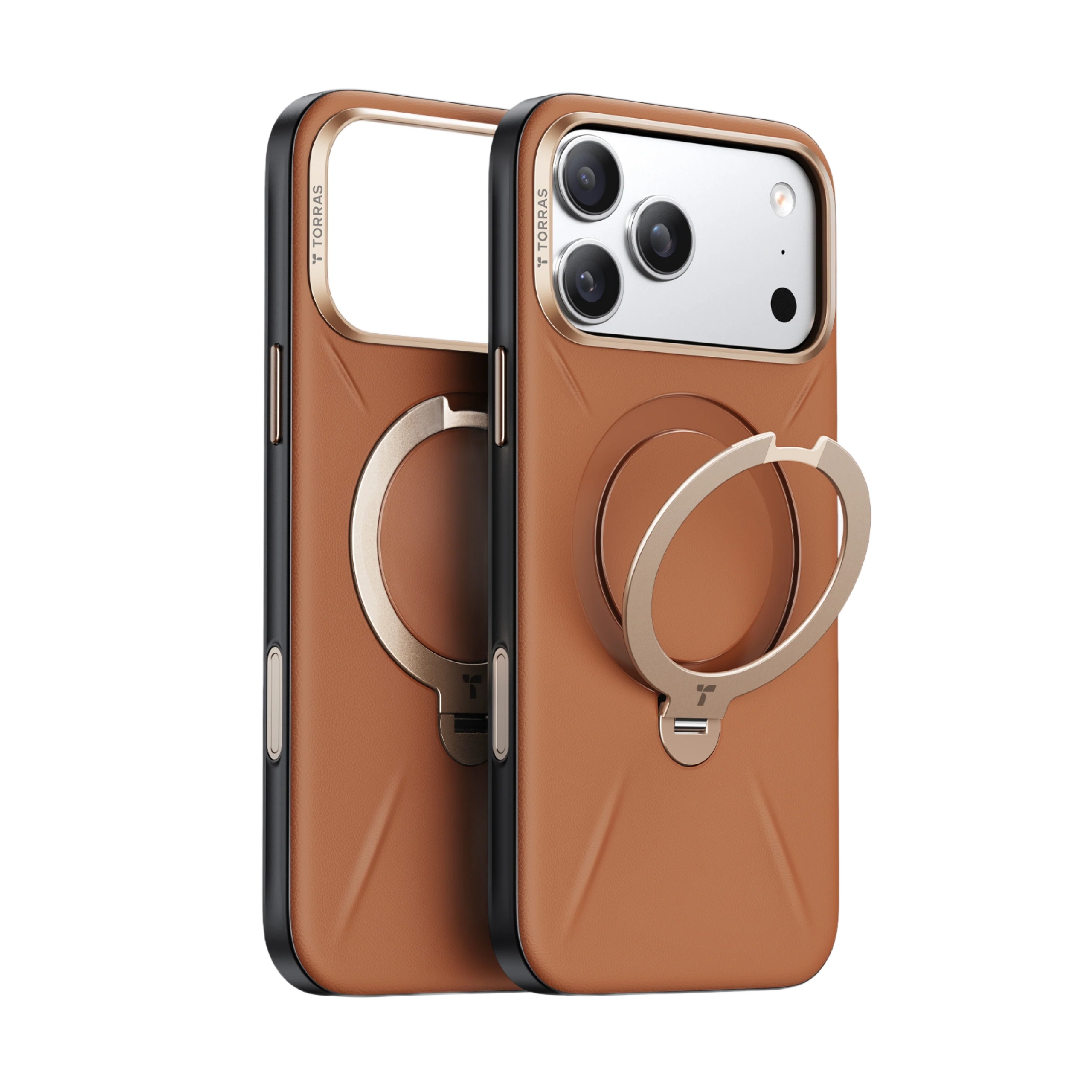 Torras QPro Leather – pouzdro pro iPhone 17 Pro Max kompatibilní s MagSafe