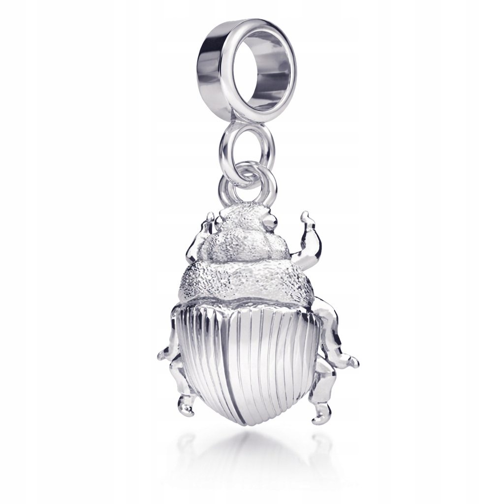 Žuk Skarabeusz Stříbrný 925 přívěsek na modulární náramky