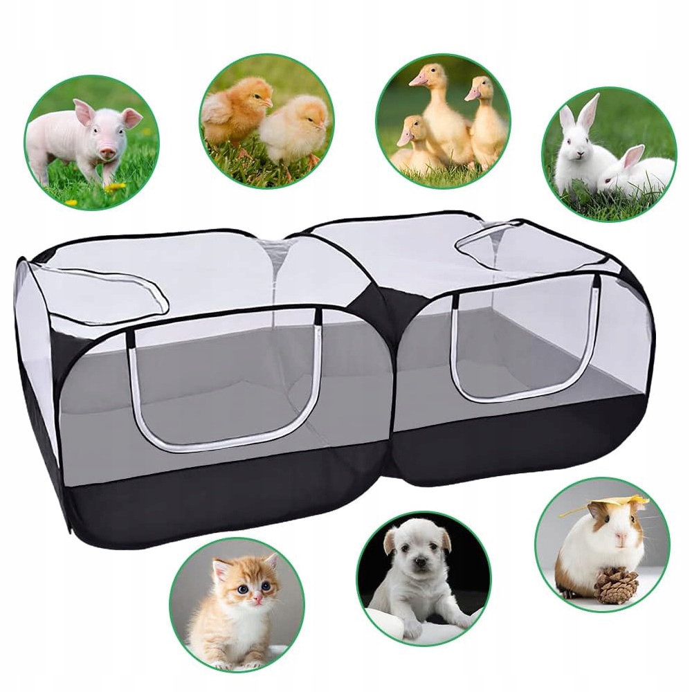 Levně Kotec pro psa kočku Skládací, 175x85x64 cm, ventilační, domácí