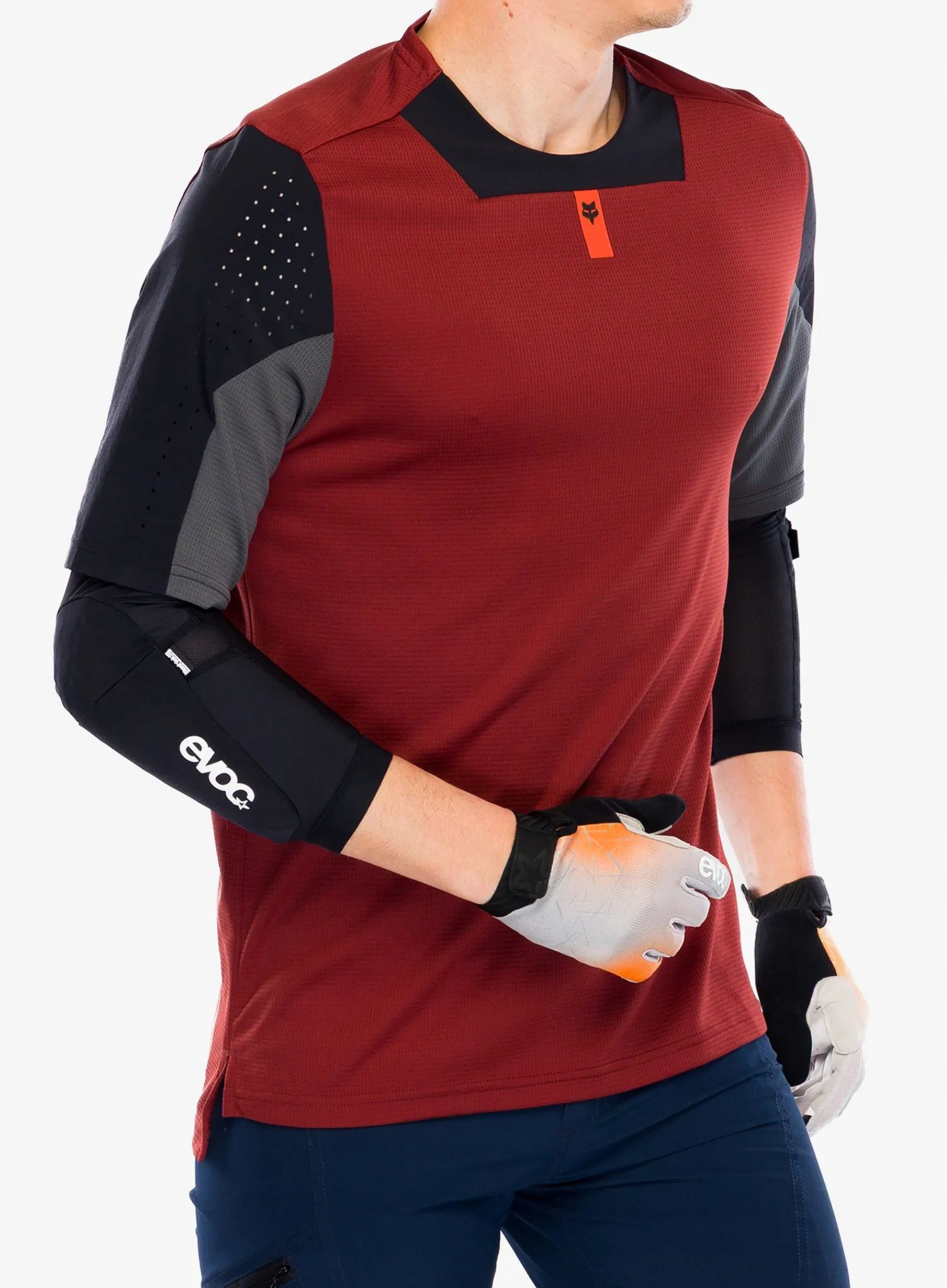 Cyklistické chrániče loktů Evoc Elbow Protector Ls Flex Lite černá XL