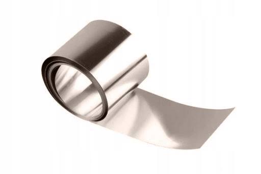 Blacha nowosrebrna taśma alpaka 0,3mm 15x100cm 150x1000x0,3mm
