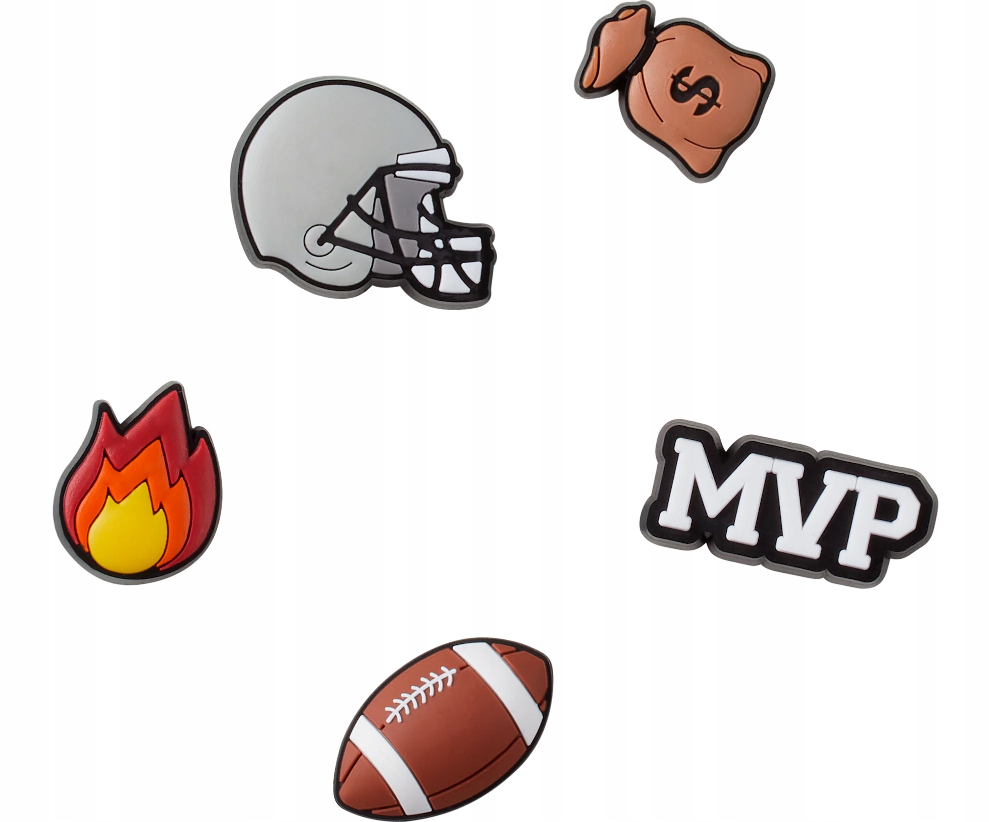 przypinki crocs jibbitz do butów football star 5 Marka Crocs