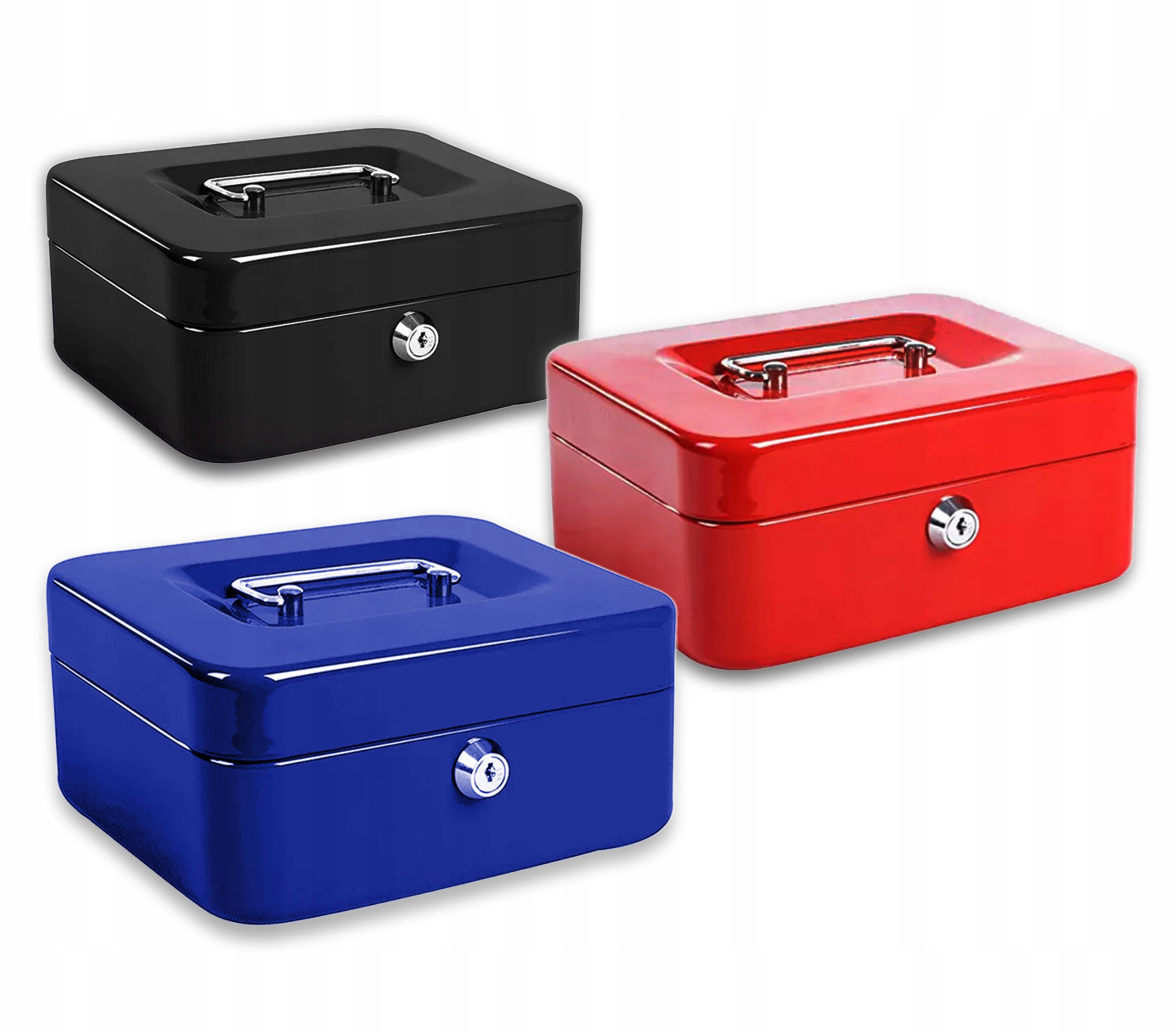 METALOWA KASETKA NA PIENIĄDZE SEJF Stan opakowania oryginalne