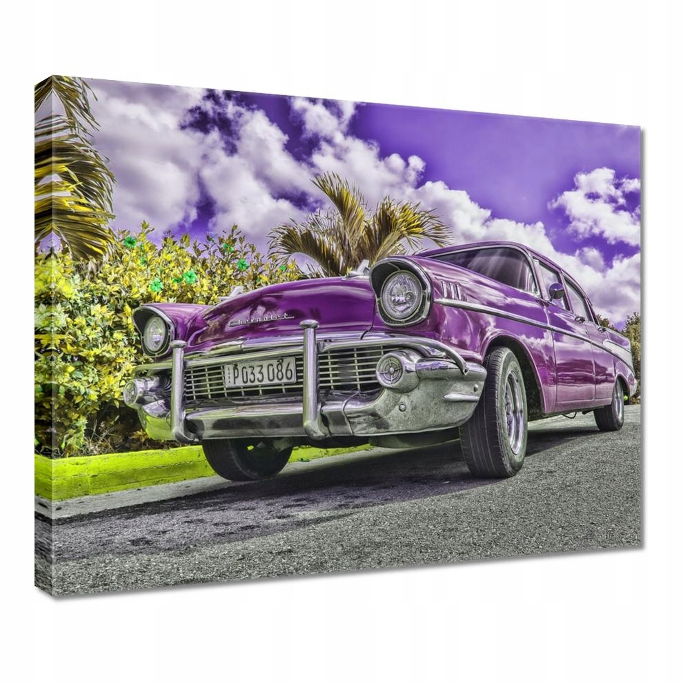 

Obrazy 50x40 Fioletowy Chevrolet